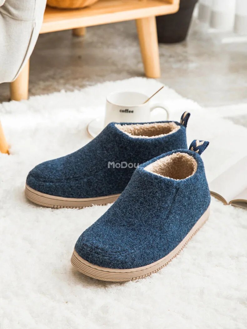 Japanese Style Non-Slip Winter Slippers for Cozy Comfort