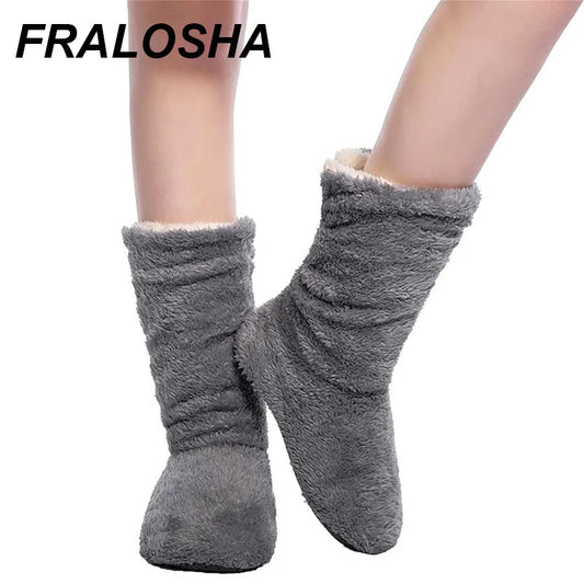 FFRALOSHA Women's Plush Winter Home Slippers - Cozy Comfort in Every Step
