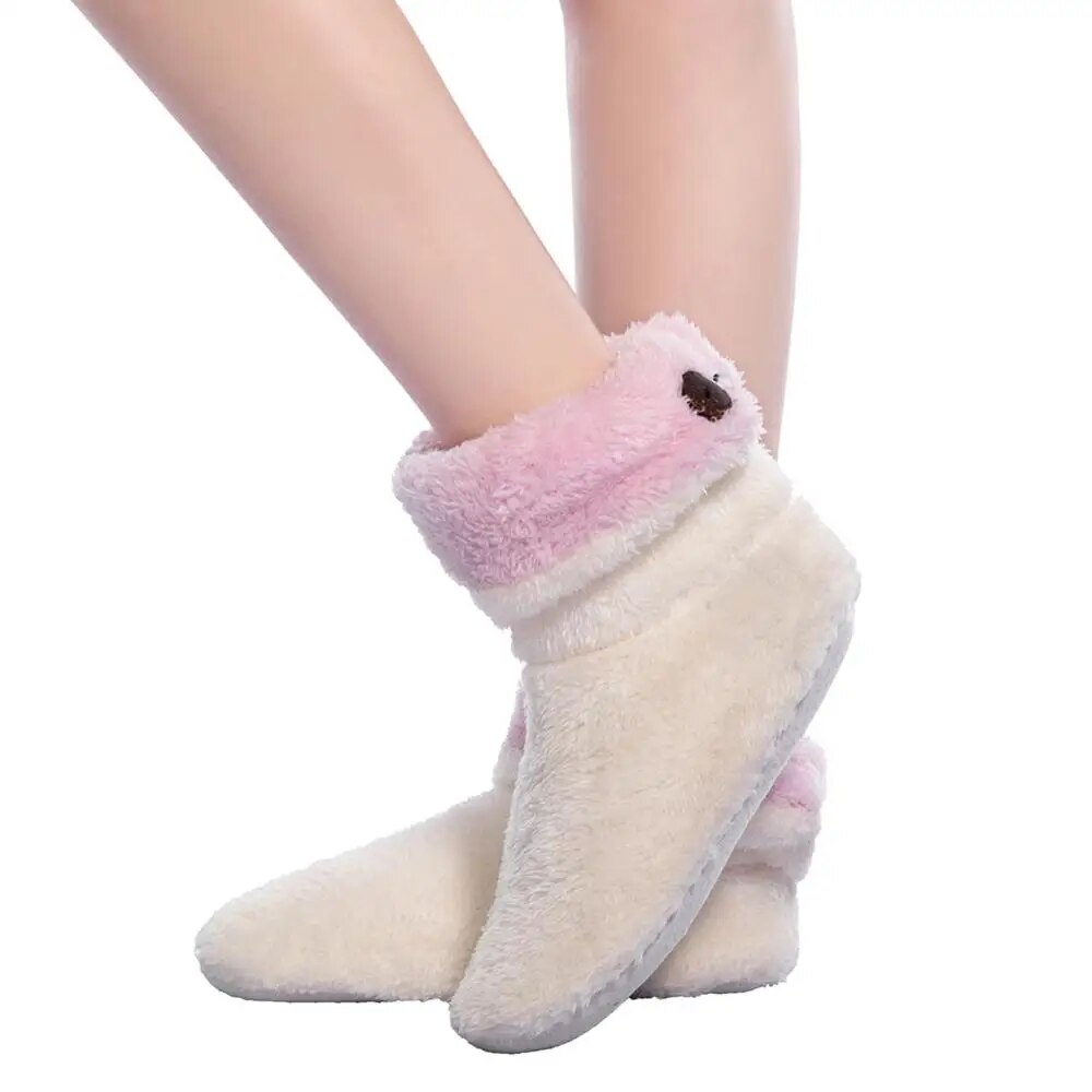 FFRALOSHA Women's Plush Winter Home Slippers - Cozy Comfort in Every Step