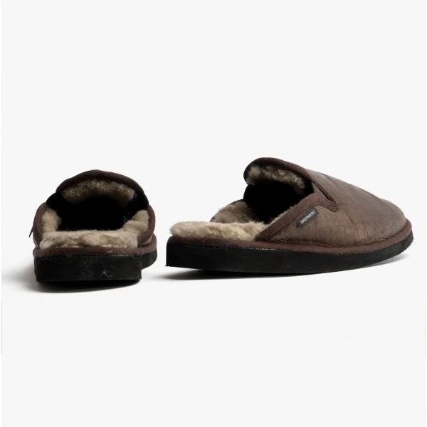 Shepherd ADAM Mens Sheepskin Mules Stone Oild Antique - Image 3