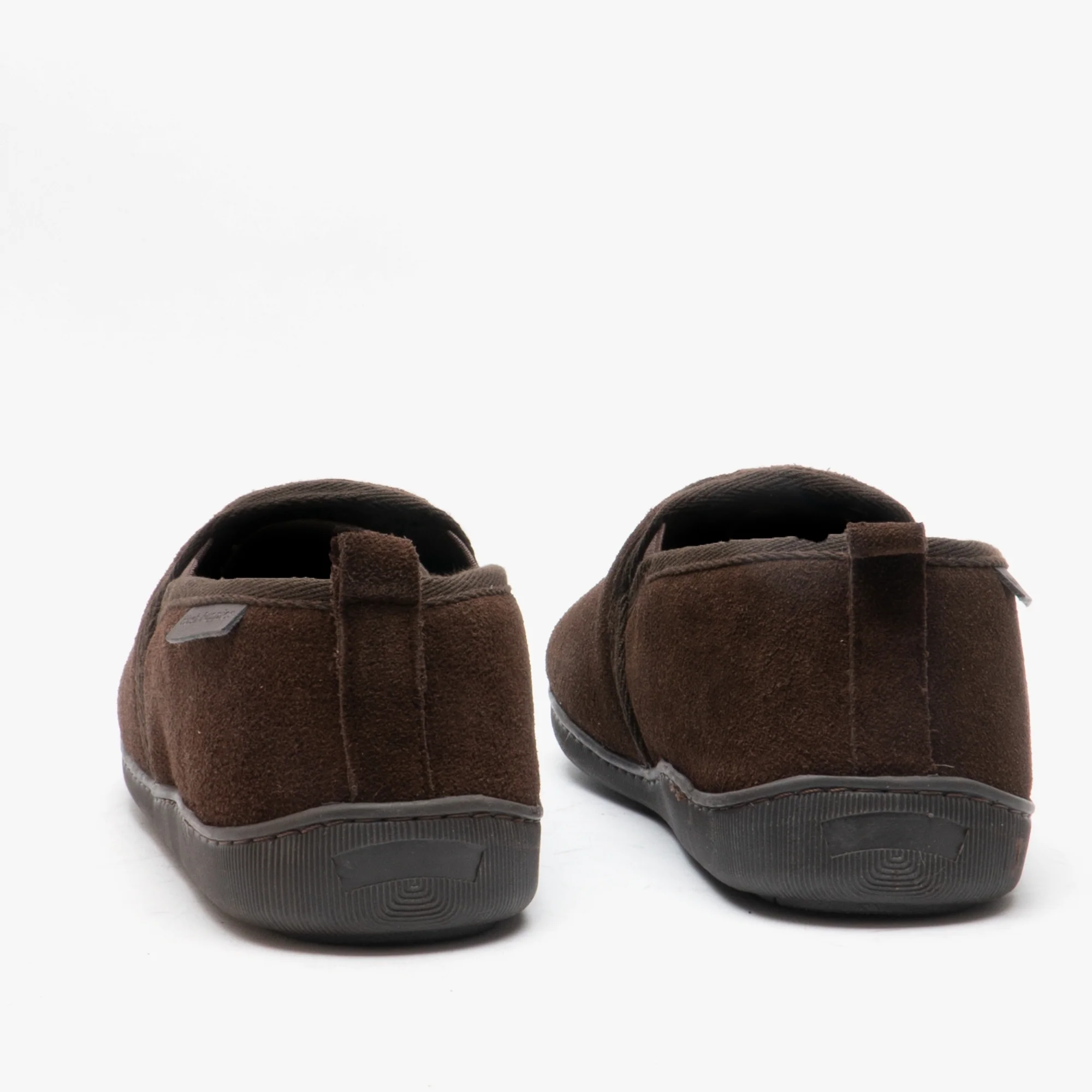 Hush Puppies ARNOLD Mens Suede Full Slippers Brown - Image 4