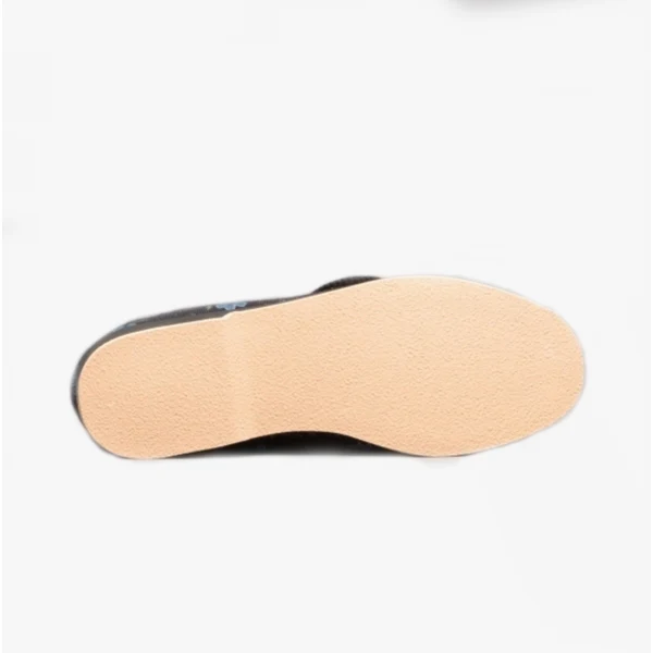 GBS BELLA Womens Extra Wide (E+) Boot Slippers Black - Image 4