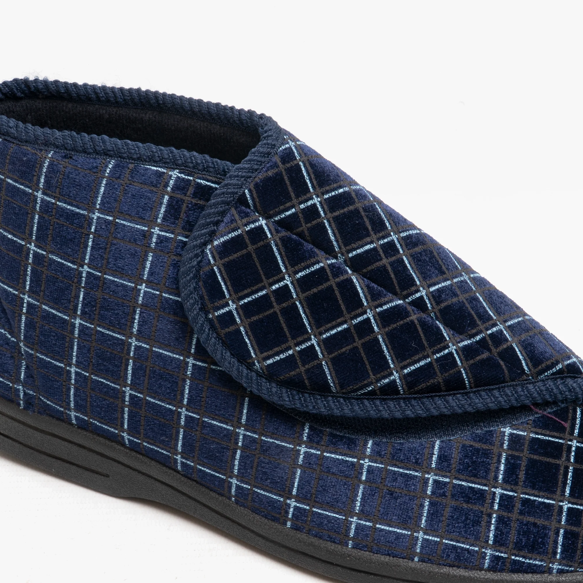 Zedzzz BERTIE Mens Boot Slippers Navy - Image 3