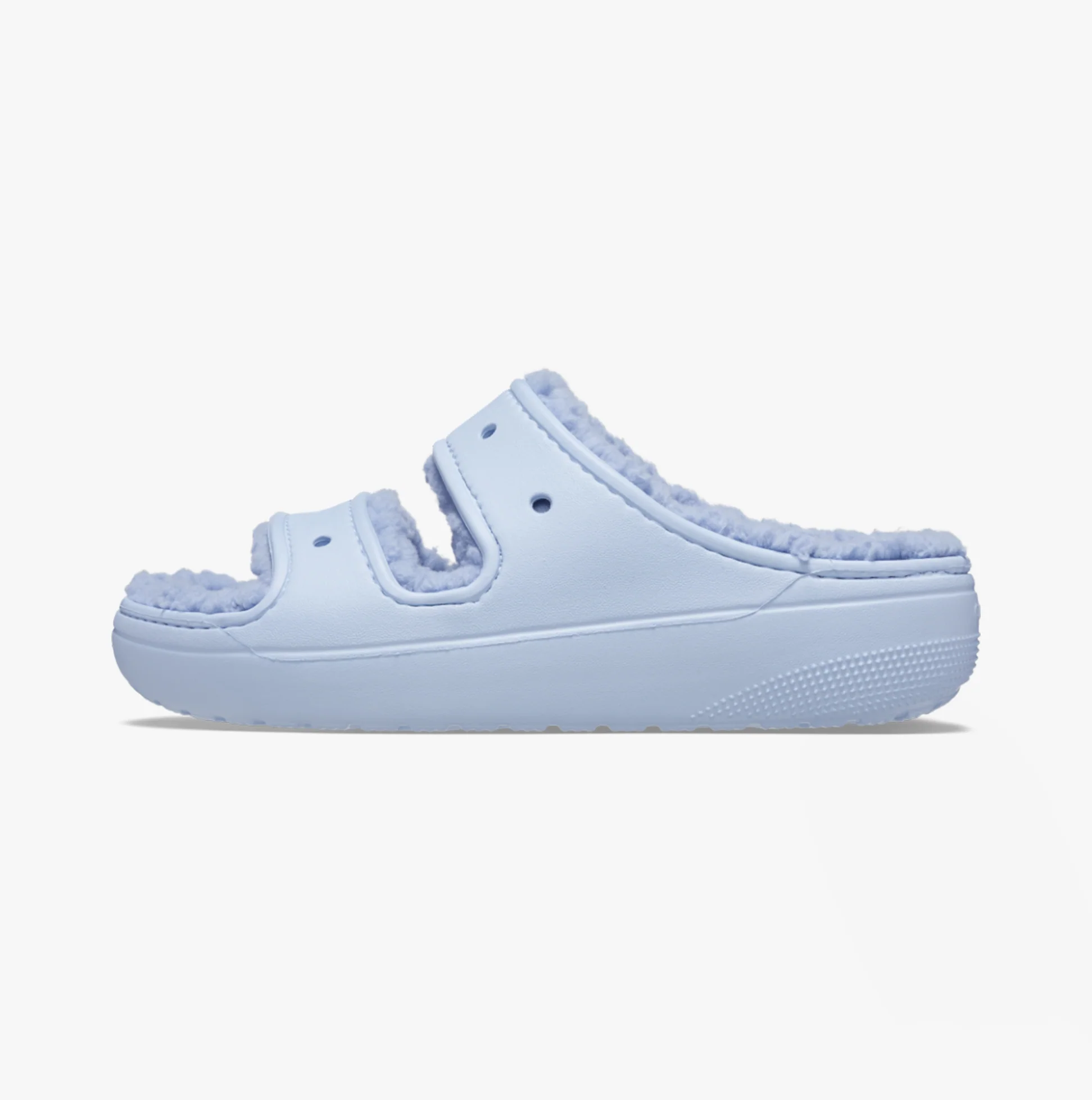 Crocs 207446-4NS CLASSIC COZZZY Womens Sliders Blue Calcite - Image 3