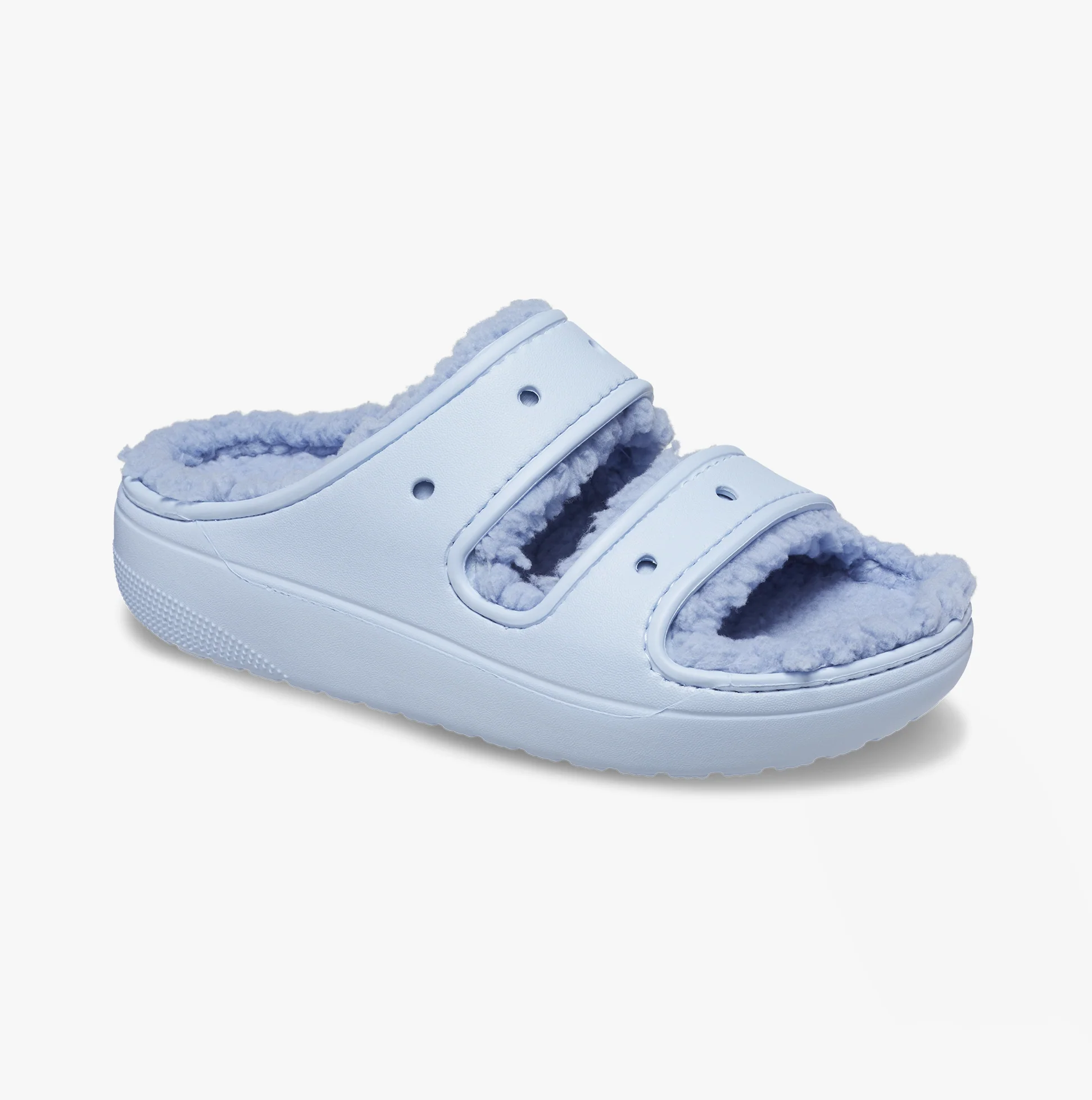 Crocs 207446-4NS CLASSIC COZZZY Womens Sliders Blue Calcite - Image 4