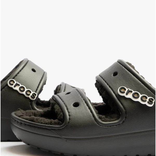 Crocs 207446-060 CLASSIC COZZZY Unisex Sliders Black - Image 8