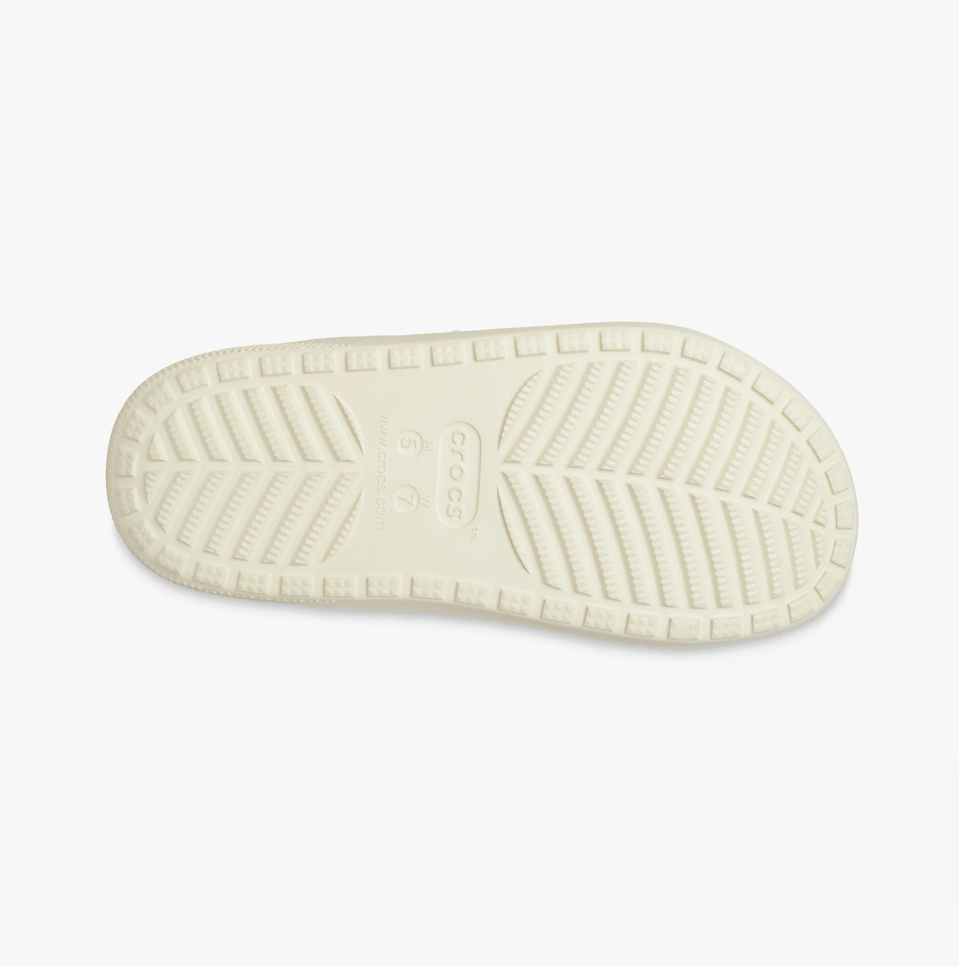 Crocs 207446-2YC CLASSIC COZZZY Unisex Sliders Bone/Mushroom - Image 4