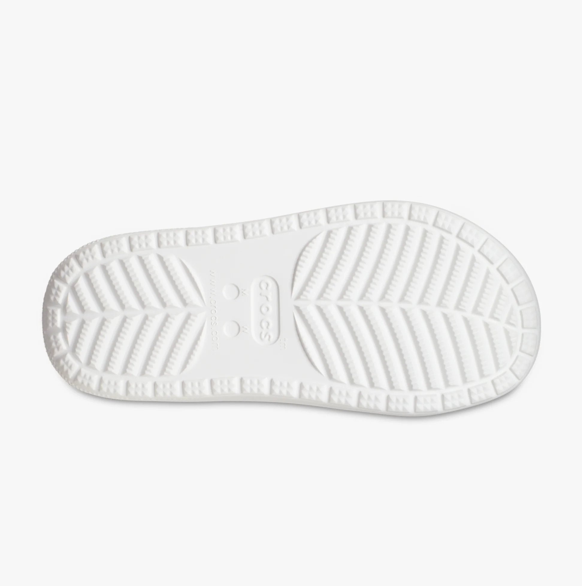 Crocs 207446-100 CLASSIC COZZZY Womens Sliders White - Image 3