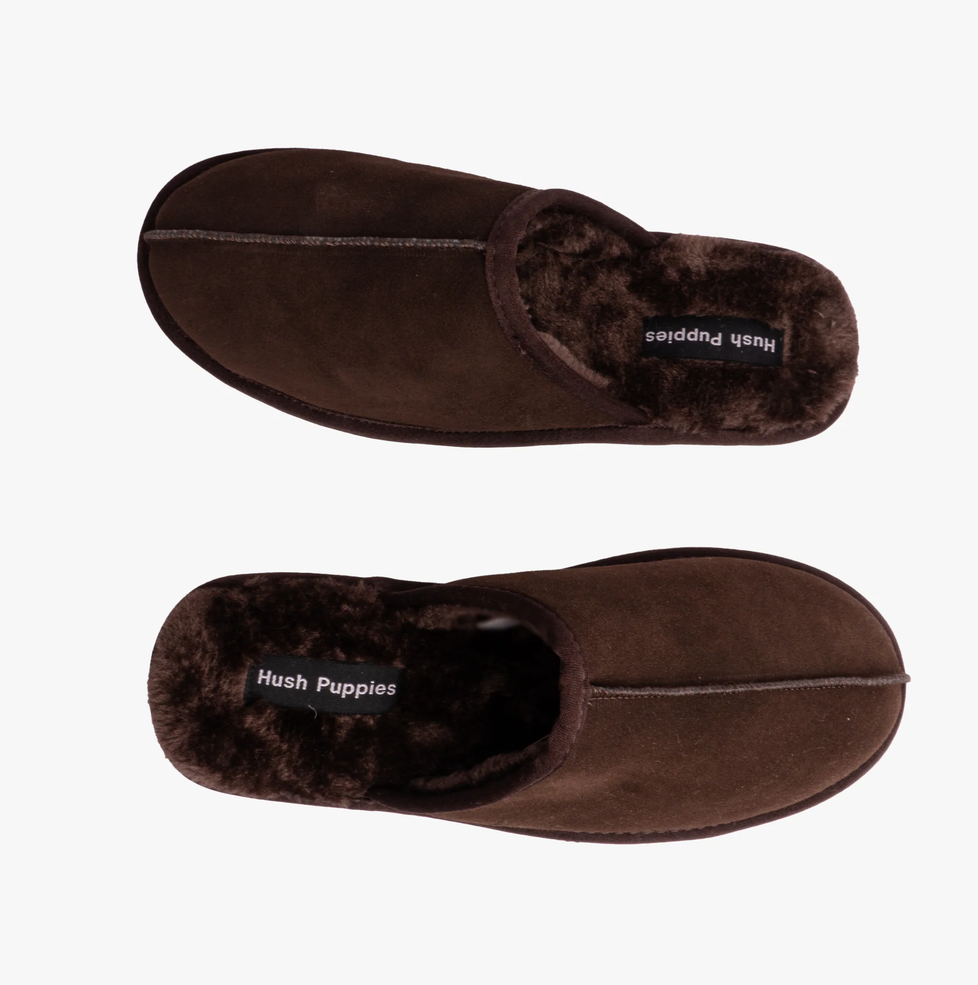 Hush Puppies COADY SLIPPER Classic Mens Slippers Brown - Image 5