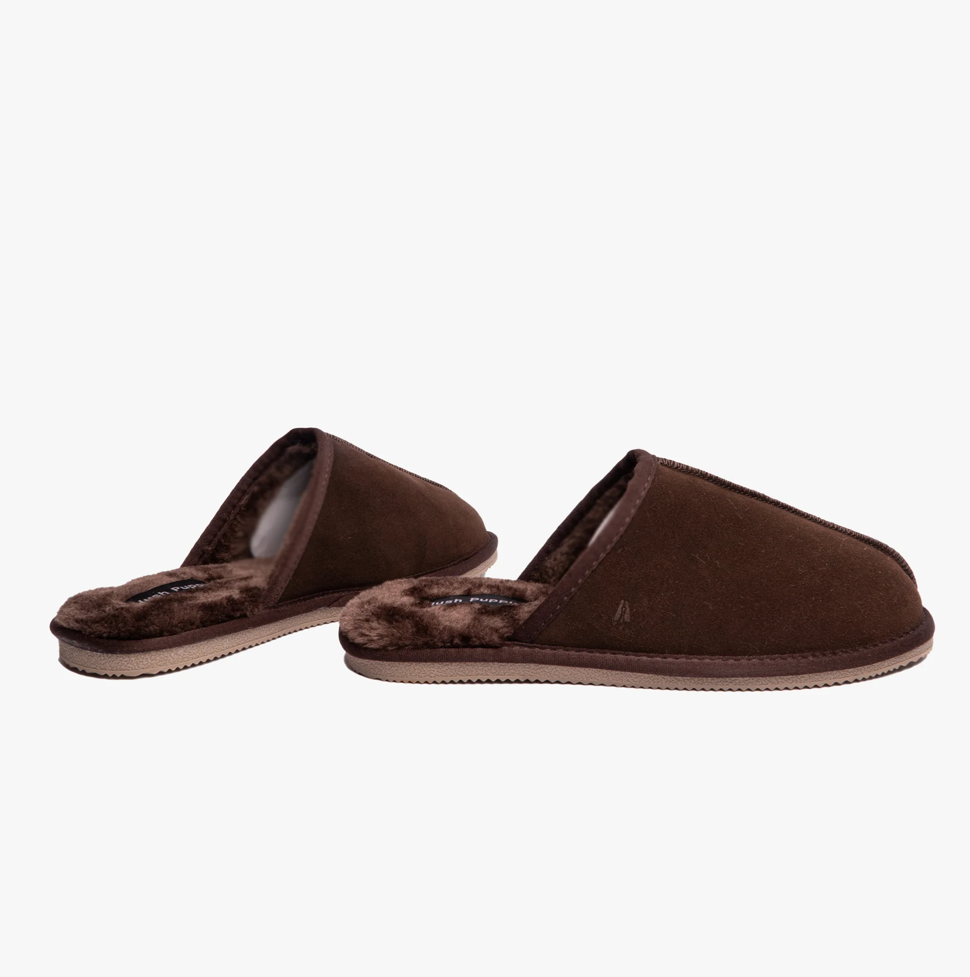 Hush Puppies COADY SLIPPER Classic Mens Slippers Brown - Image 6
