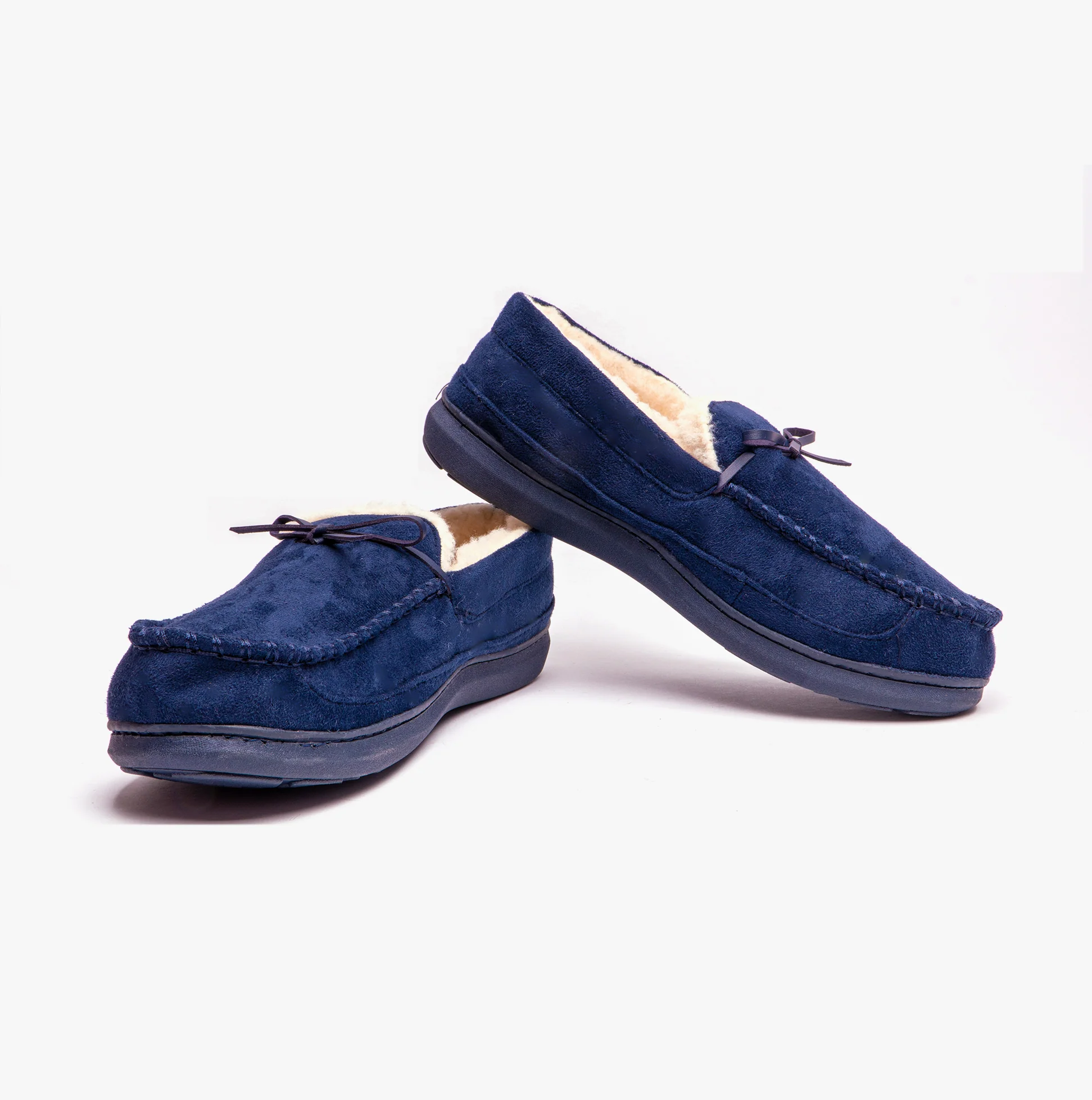 Jo & Joe CRANFORD Mens Slippers Navy - Image 3