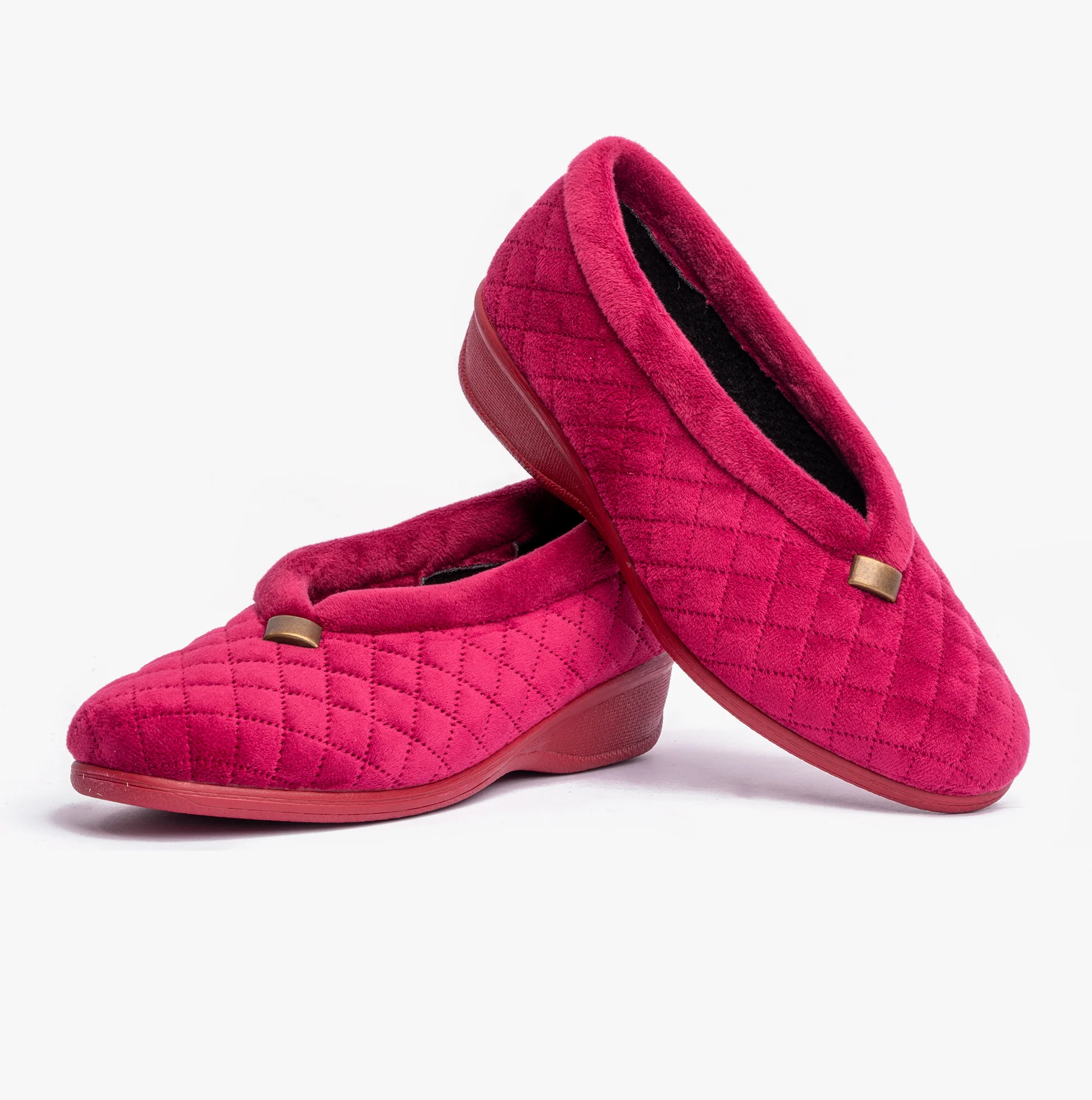 Lotus EADIE Womens Slippers Bordo - Image 4