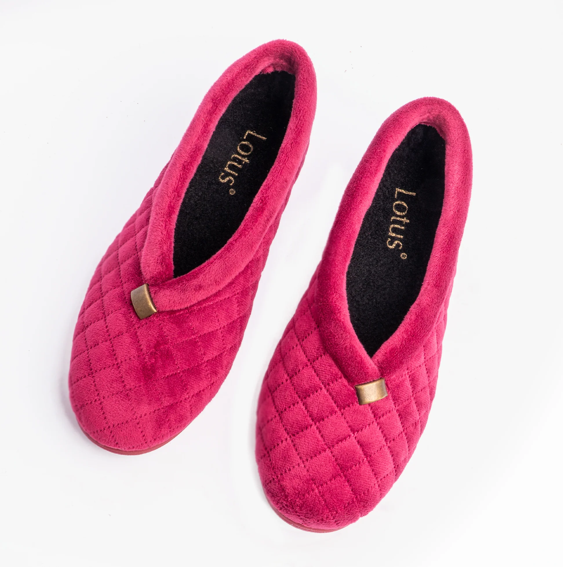 Lotus EADIE Womens Slippers Bordo - Image 5
