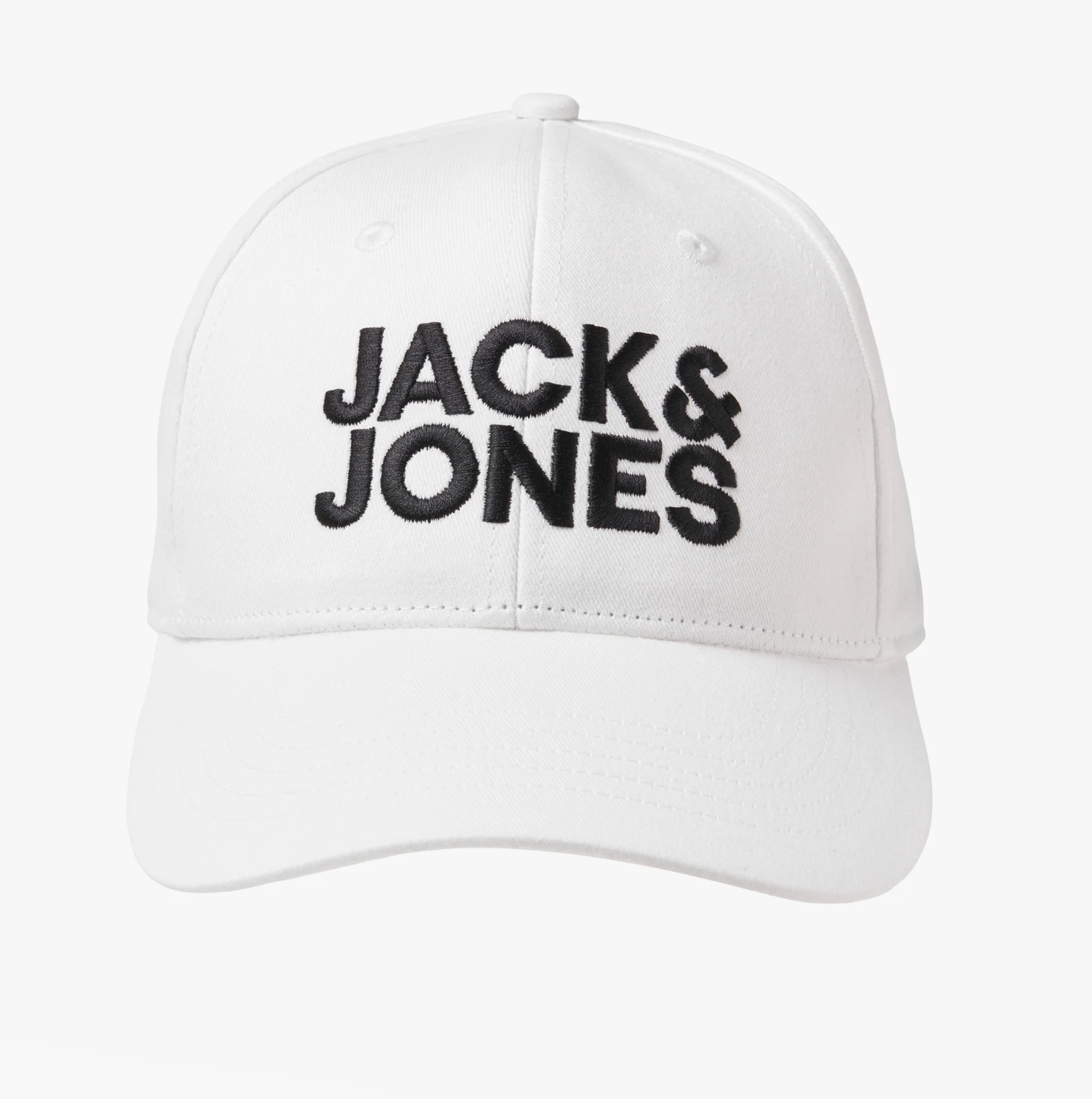 Jack & Jones GALL Mens Baseball Cap White - Image 4
