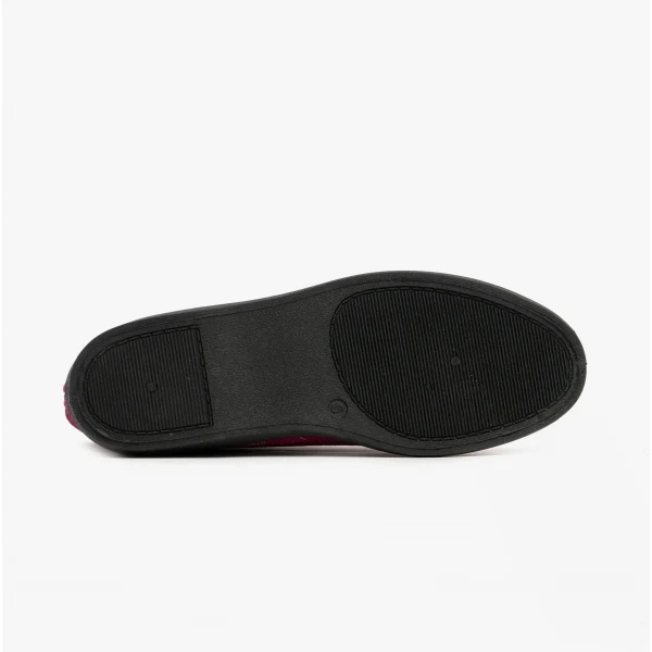Zedzzz GERALDINE Womens Boot Slippers Wine - Image 3
