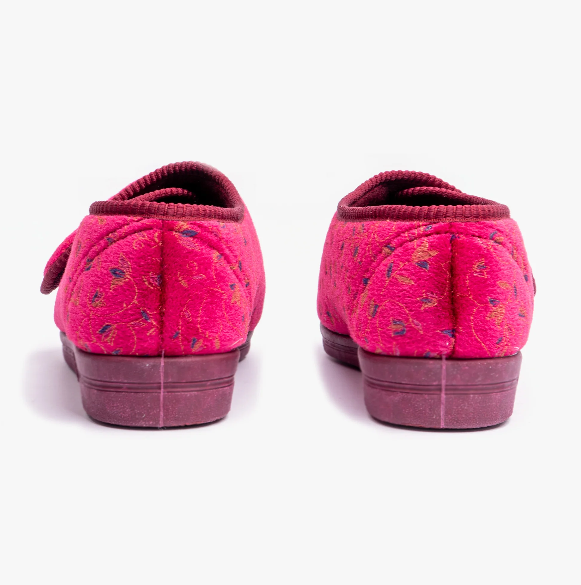 Comfylux HELEN Womens Full Slippers Wine - Image 5