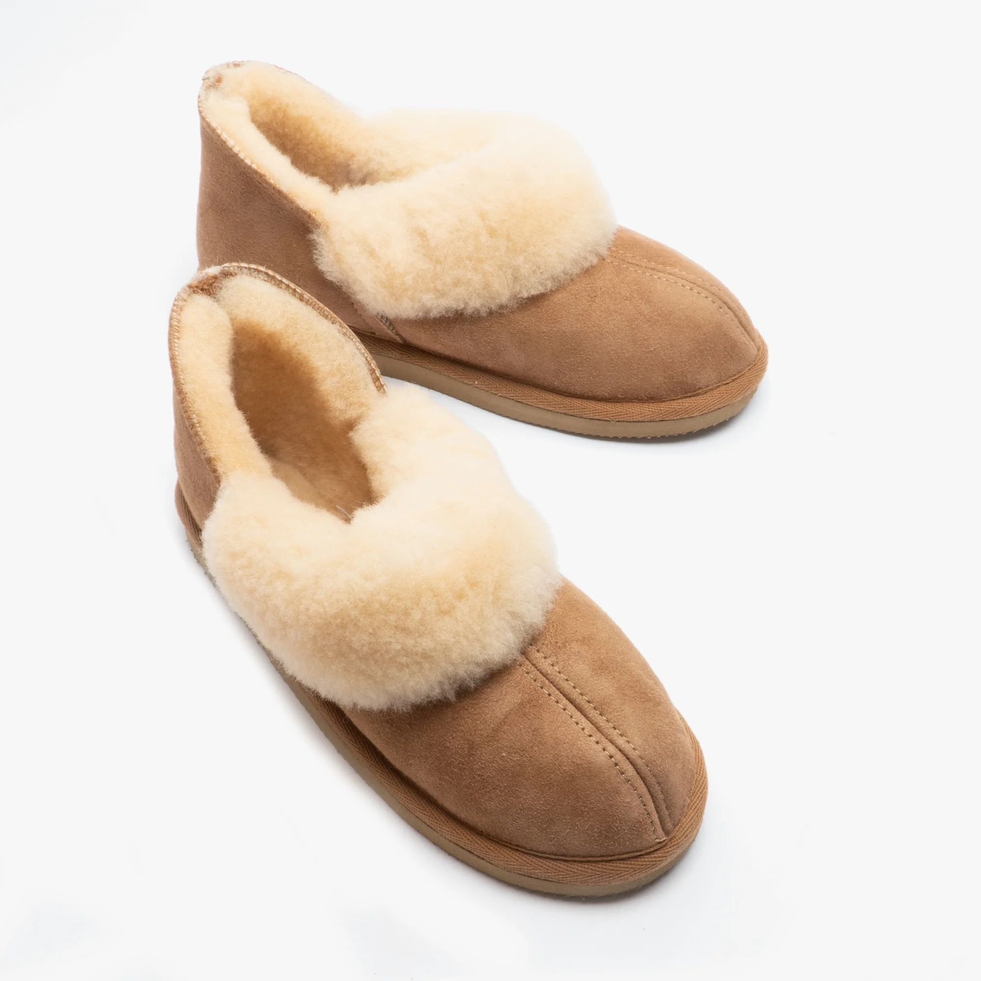 Shepherd KARIN Womens Sheepskin Slipper Boots Chestnut - Image 3