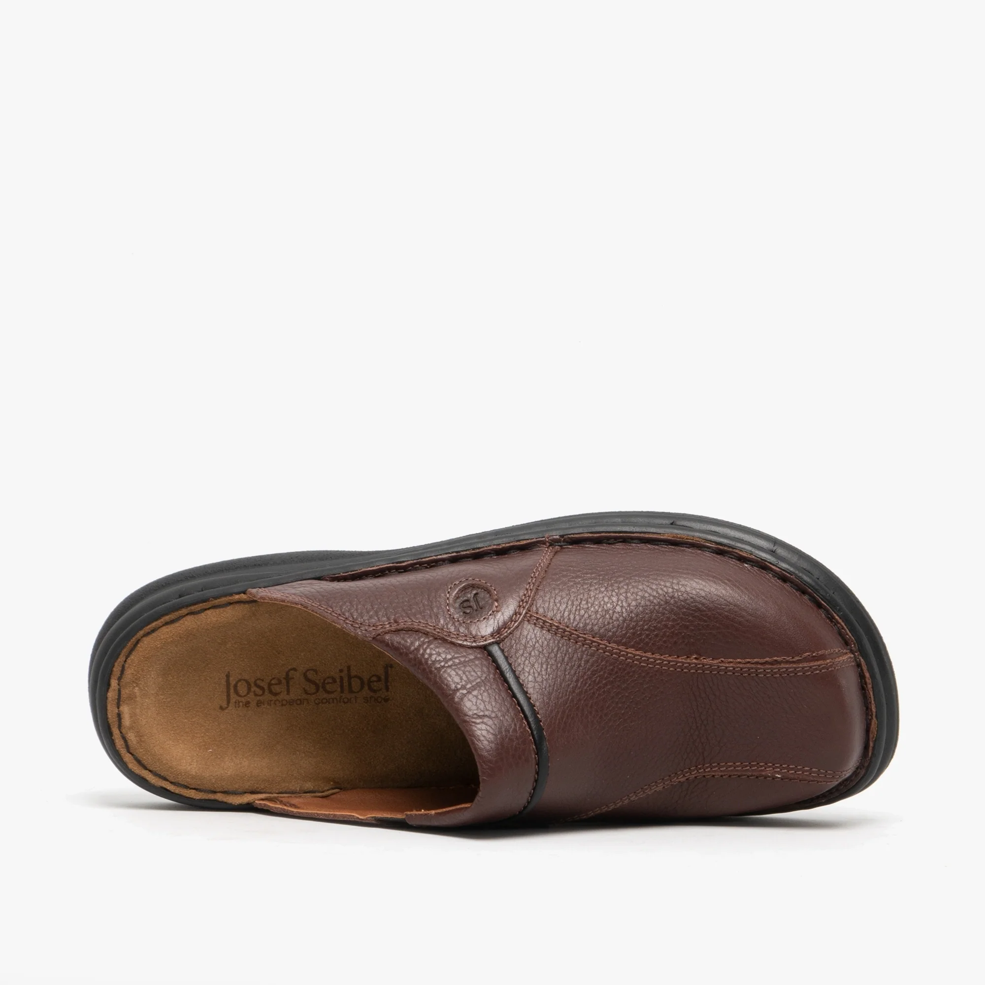 Josef Seibel KLAUS Mens Leather Mule Brasil/Black - Image 4