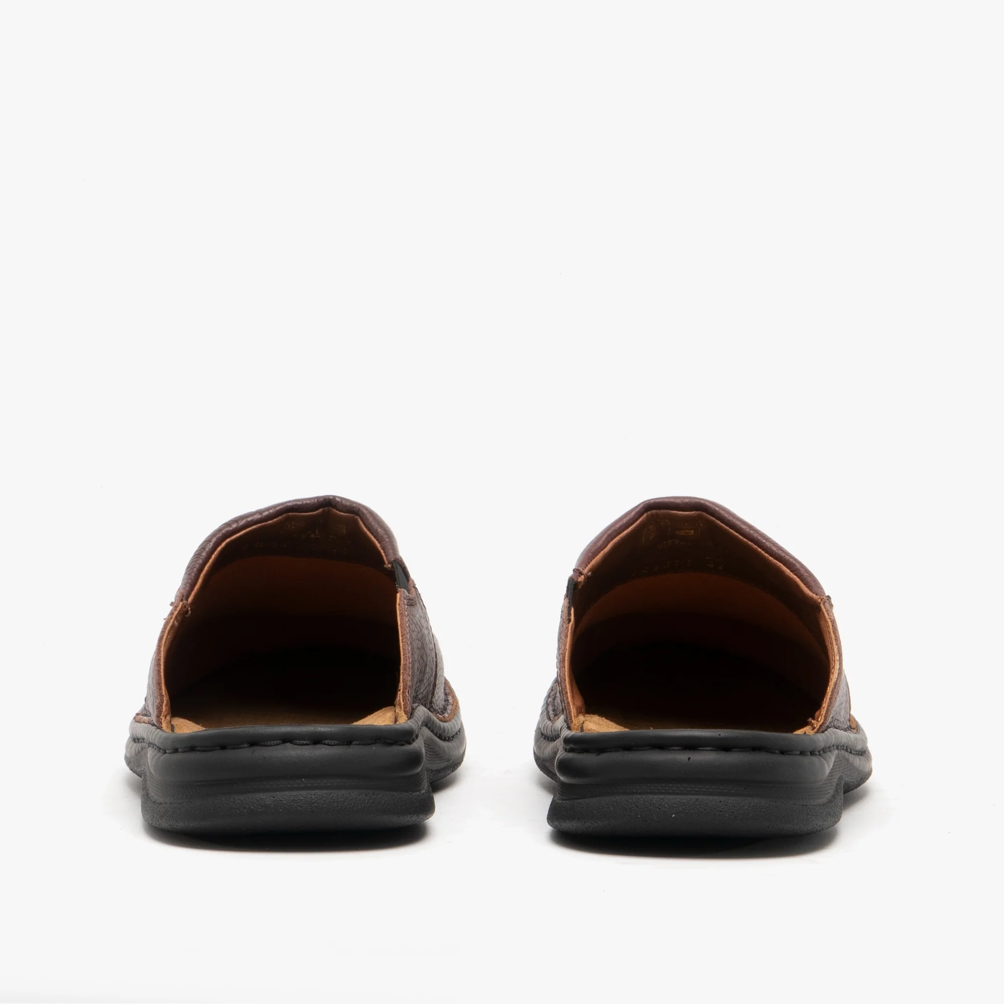 Josef Seibel KLAUS Mens Leather Mule Brasil/Black - Image 5