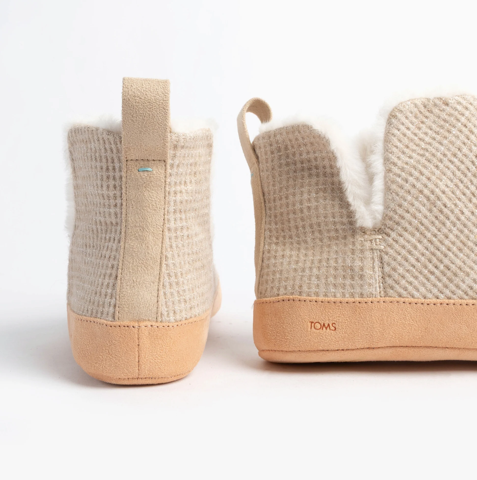 TOMS LOLA Womens Slippers Oatmeal - Image 4
