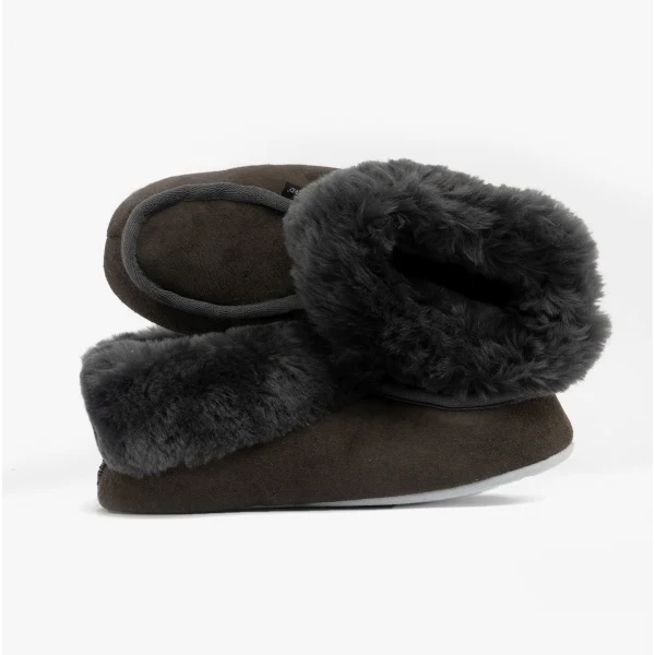 Shepherd MOA Womens Sheepskin Slipper Boots Asphalt - Image 4