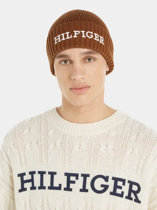 Tommy Hilfiger MONOTYPE Mens Hats Desert Khaki - Image 4