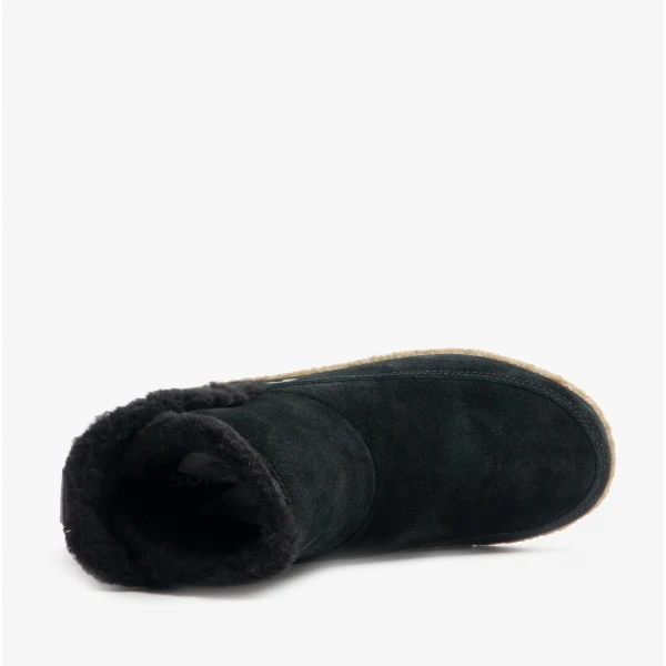 Sorel NAKISKA Womens Slippers Black/Sage - Image 5