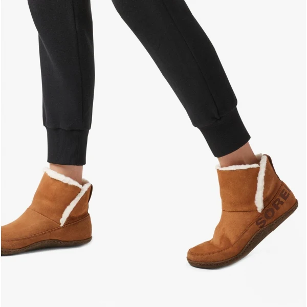 Sorel NAKISKA Womens Slippers Camel Brown/Natural - Image 7