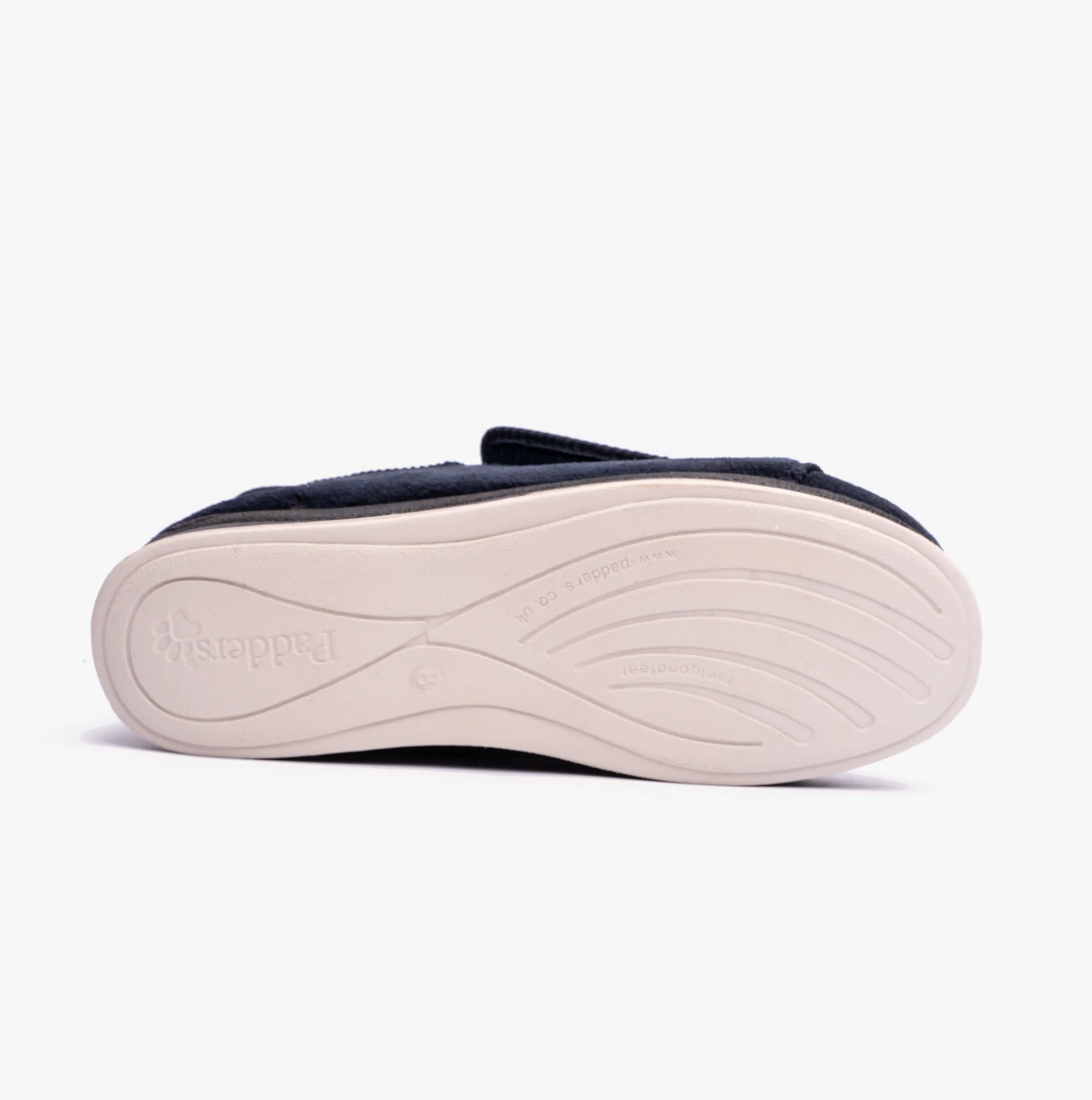 Padders PETER Mens (H/K Fit) Touch Fasten Slippers Navy - Image 5