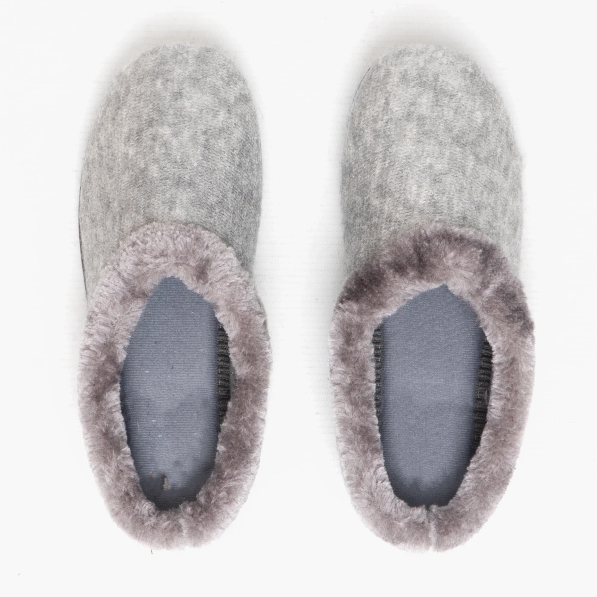 HOS Comfort SOPHIE Womens Textile Knit Mules Grey - Image 4