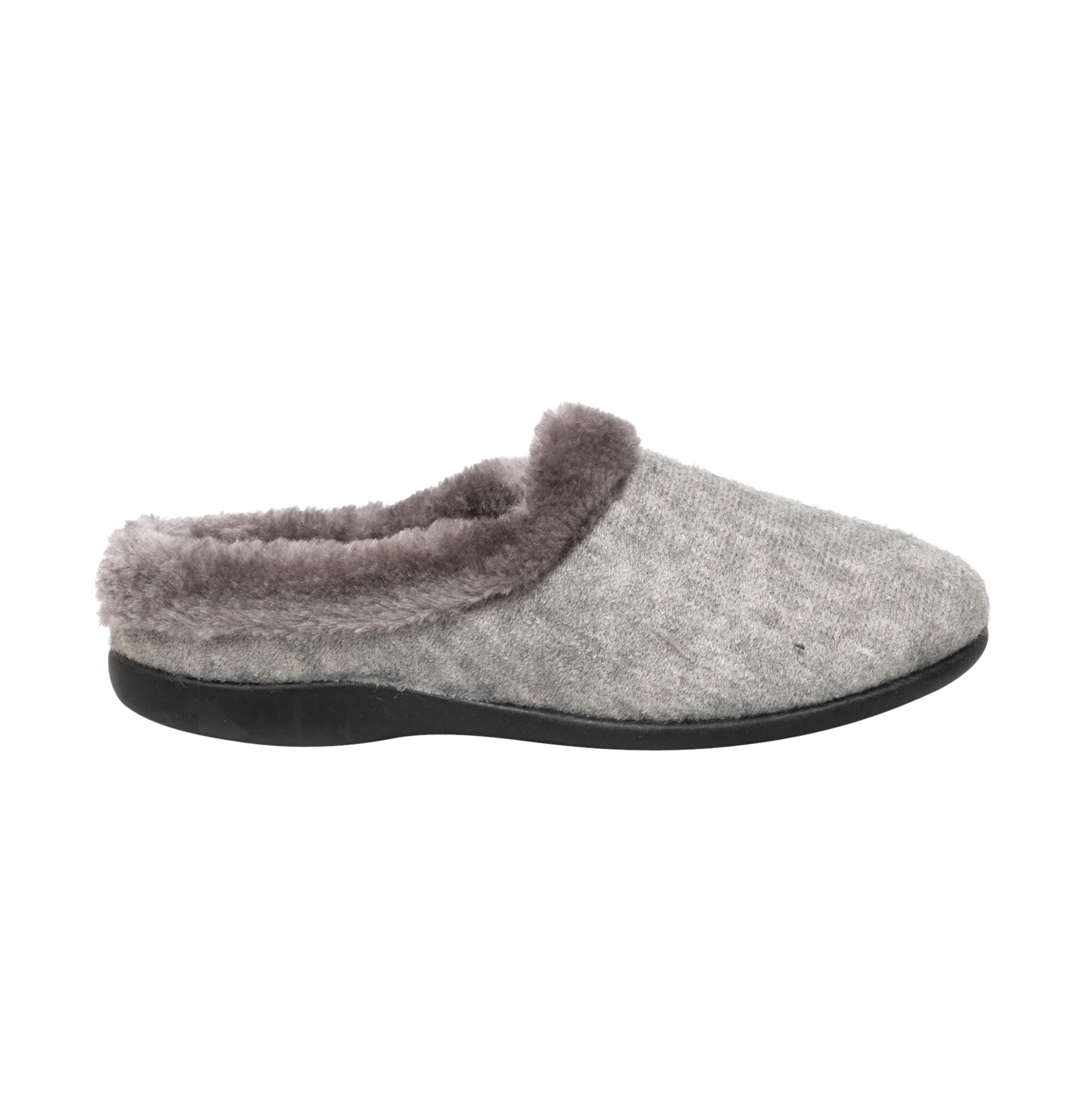 HOS Comfort SOPHIE Womens Textile Knit Mules Grey - Image 8