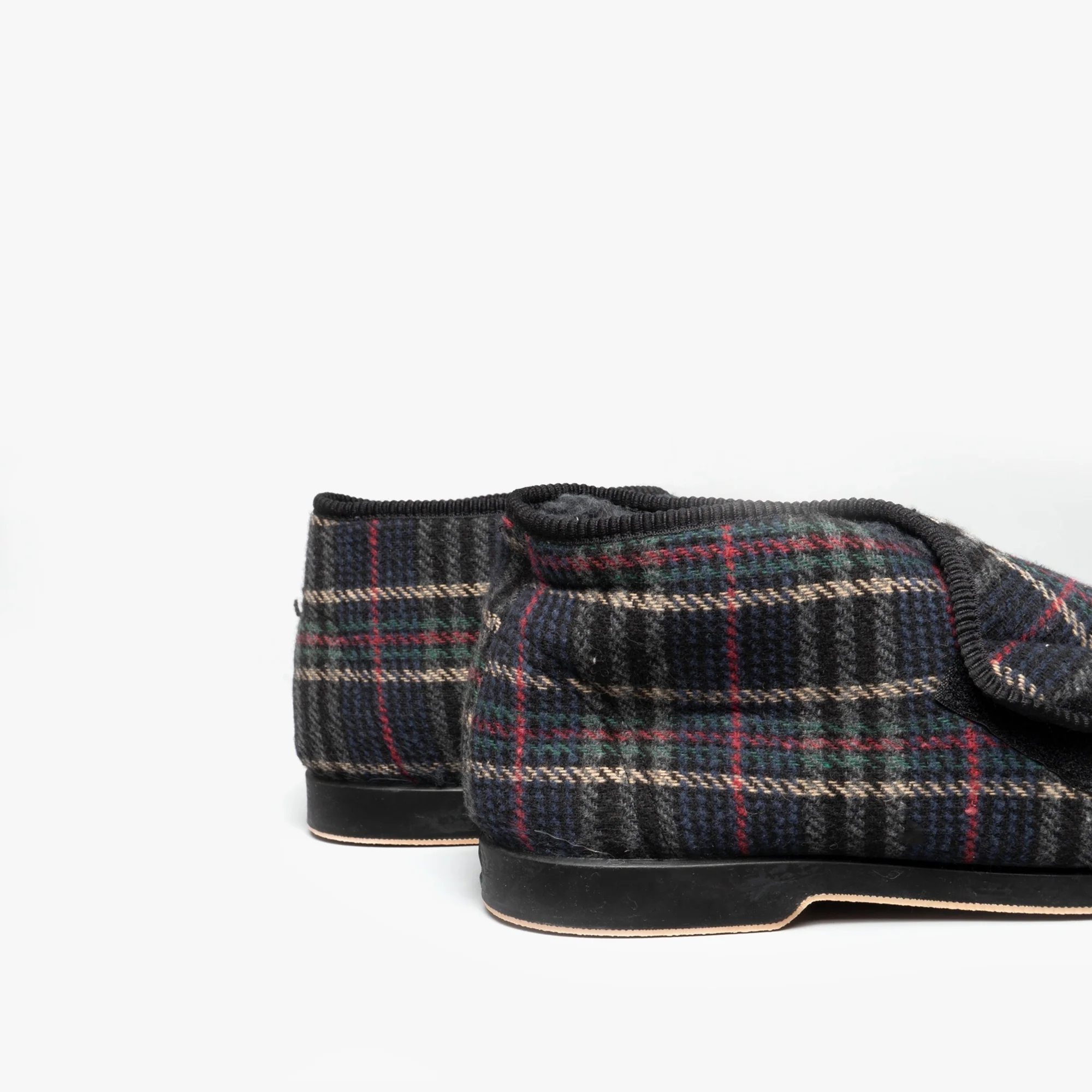 GBS WILLIAM Mens Boot Slippers Check - Image 4